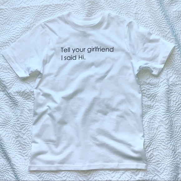 Boys white tee Large cotton blend - Picture 1 of 1